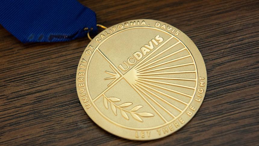 The UC Davis Medal recognizes individuals of rare accomplishment. (Karin Higgins / UC Davis)