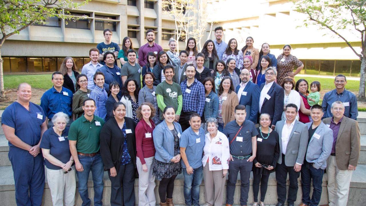 Group photo of BUSP friends and alums