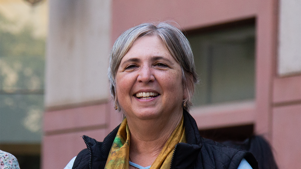 Nunnari studies mitochondria, tiny structures that provide energy to living cells and are implicated in a wide range of diseases, including heart disease, stroke and inherited conditions. Greg Watry/UC Davis Jodi Nunnari