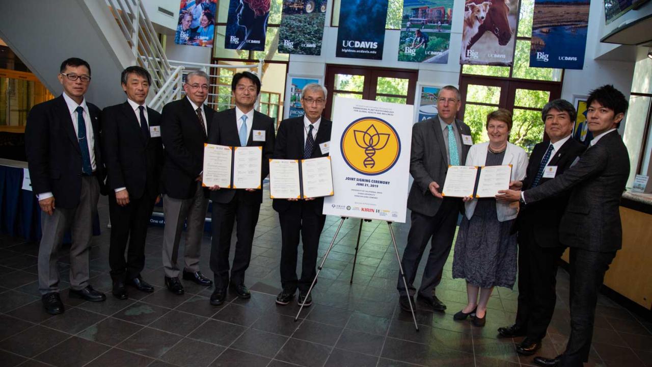 leadership from Osaka University, UC Davis and Kirin
