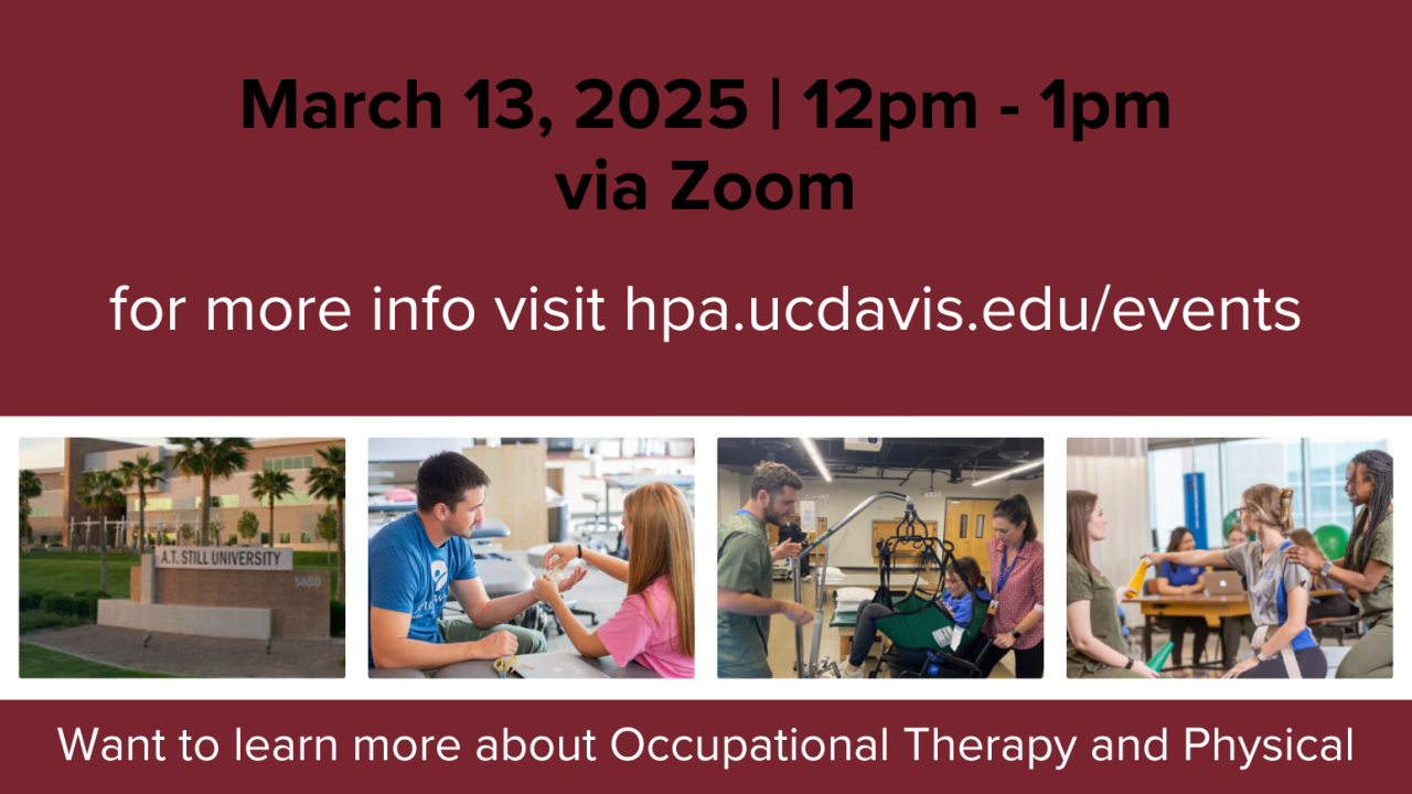 A.T. Still University's Arizona School of Health Sciences Information Session Flyer