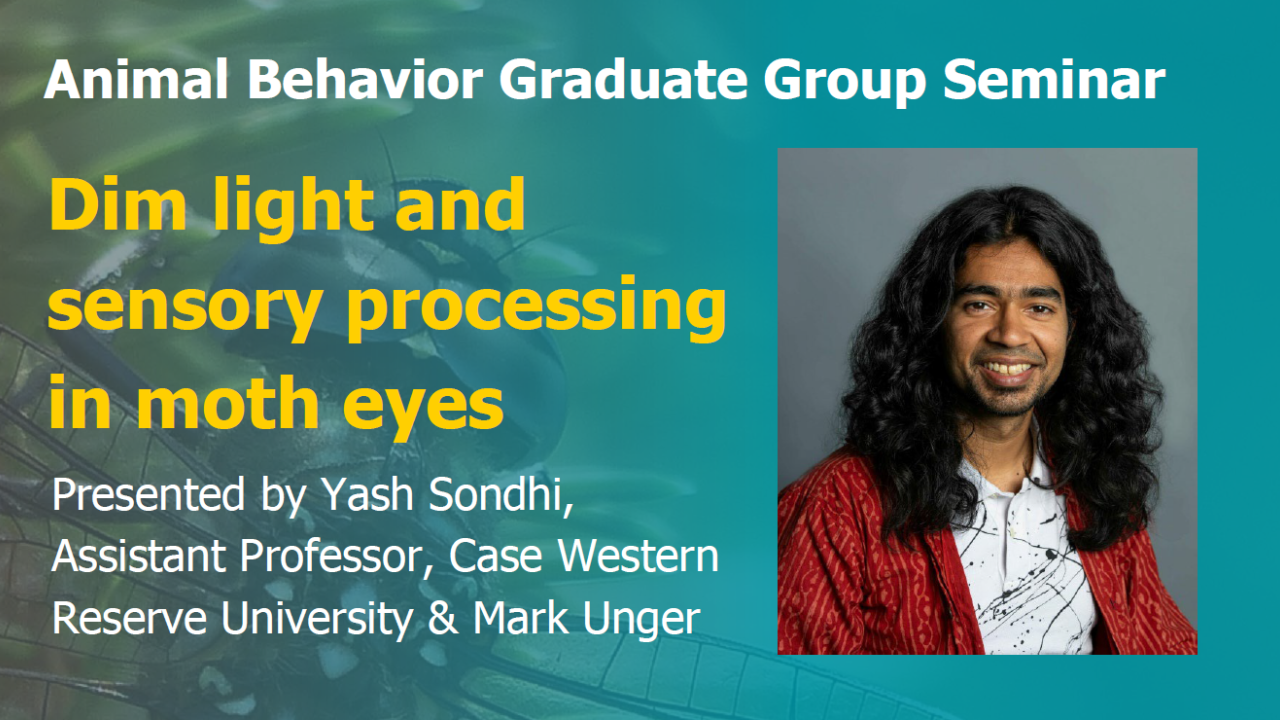 Plant graphic with seminar title, speaker names and title, and speaker photo