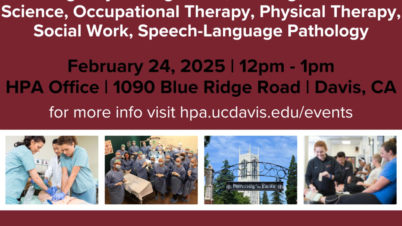 University of the Pacific Information Session Flyer