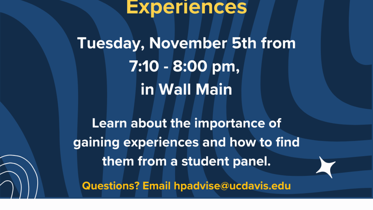 HPA x Wall Hall: Gaining Meaningful Experiences Flyer