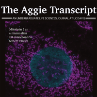 Journal cover with purple micrograph