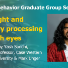 Plant graphic with seminar title, speaker names and title, and speaker photo